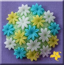 Picture of FLORAL GROUP  SILICONE MOULD